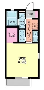 La saison『くず葉の森』 G【2階】の間取り