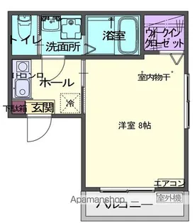 ルクソール北上【3階】の間取り