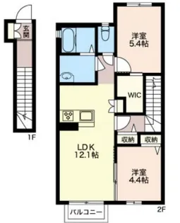 Saison de Shu【2階】の間取り