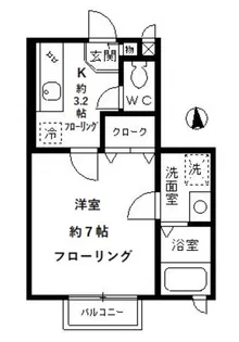 コートロベリア【1階】の間取り