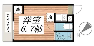 アルカンシェル薬園台【1階】の間取り