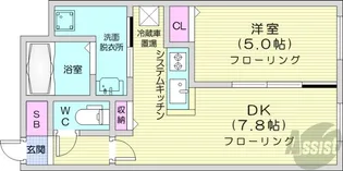 CITYRESIDENCE幌平橋【4階】の間取り