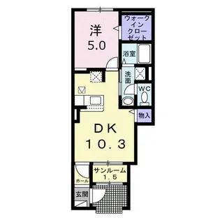 プラシード【1階】の間取り