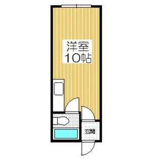 ゆたかハイツ【2階】の間取り