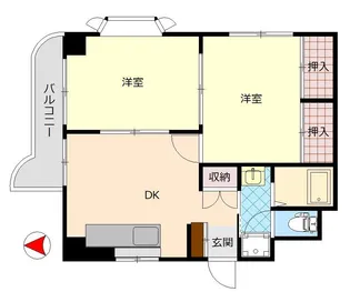 ダイシュウII【3階】の間取り
