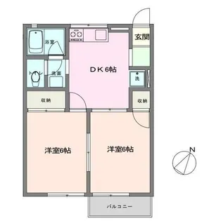 ロイヤルハイツI【2階】の間取り