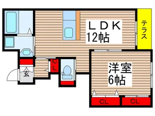 Live Garden I【1階】の間取り