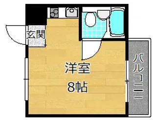 長尾ハピネス【2階】の間取り