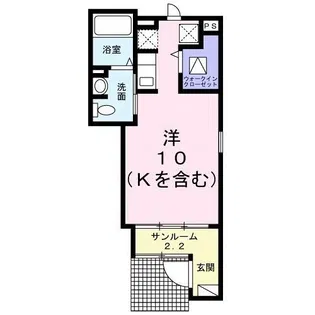 ポリティーク・ガーデン【1階】の間取り