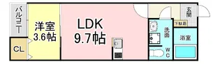 ロッシュ・ノワール片山【3階】の間取り
