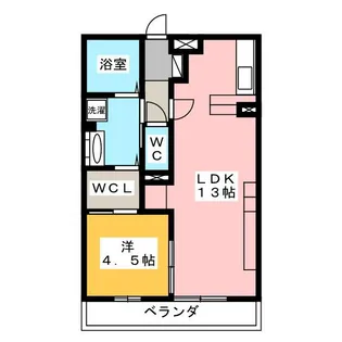 ・レッドアイ【1階】の間取り