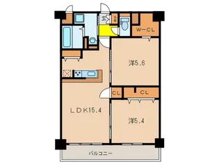 セルブ春町 G-EXECUTIVE【4階】の間取り