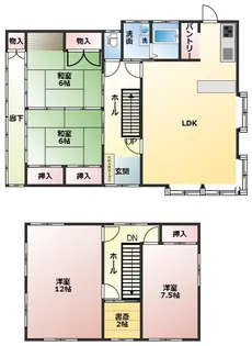 熊本県熊本市中央区神水1【一戸建】の間取り