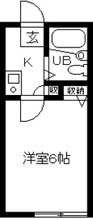 ジョイフルオークラNo31【2階】の間取り