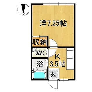 コーポケイ【1階】の間取り