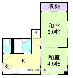 晃和ビル【3階】の間取り