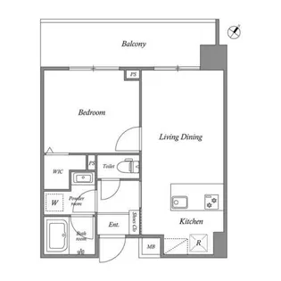 RIDGE豊洲【3階】の間取り