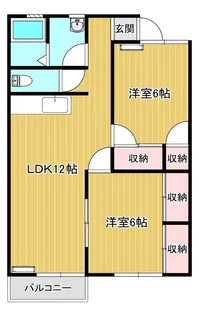 ガーデンヒルズ【1階】の間取り