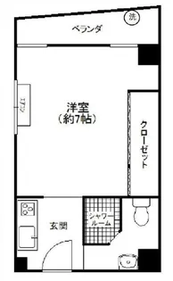 アーバンコートサカス18【1階】の間取り