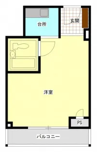 チサンマンション岡山【8階】の間取り