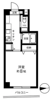 東京都府中市若松町2【マンション】の間取り