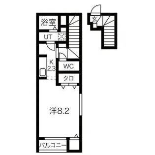 St.Helens【2階】の間取り