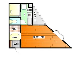 ボワリジェール【2階】の間取り