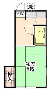 今関ハイツ【2階】の間取り
