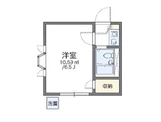 レオパレス土古第2【1階】の間取り