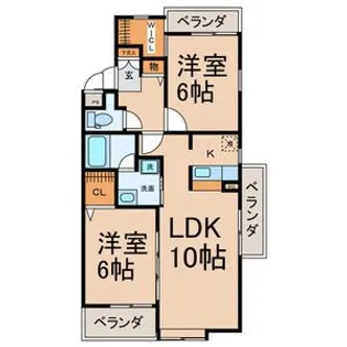 Marcher【3階】の間取り