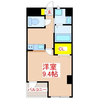 ベルーナ中央【3階】の間取り