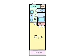 オプティ岡本山手【2階】の間取り