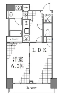 ヴェルディーク浅草【1階】の間取り