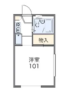 アーネスト【2階】の間取り