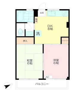 井口ビル武蔵野マンション【4階】の間取り