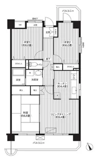 コーポレート西船橋【5階】の間取り