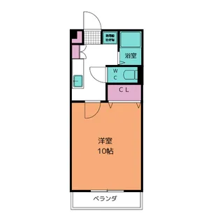 サンライズファミリアII【2階】の間取り
