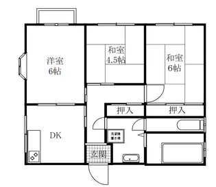 コーポQ【2階】の間取り