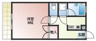 ブロケイド【2階】の間取り