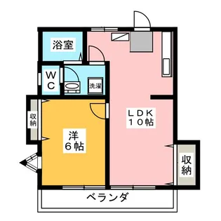 コーポサニー【2階】の間取り