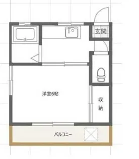 メゾンもり【2階】の間取り