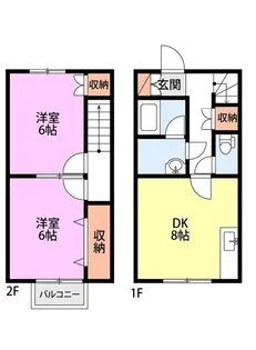 JOYPLACE青山3 A【1階】の間取り