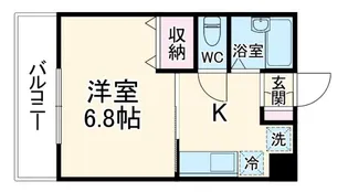 グリーンベルハイツ【3階】の間取り