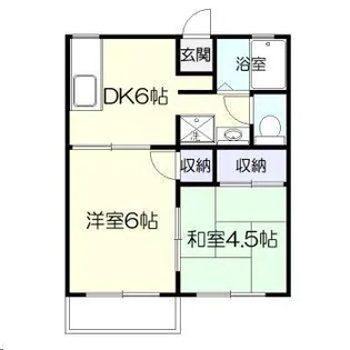 ハウスフレグランスI【2階】の間取り