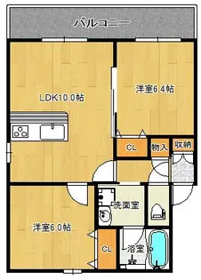 桜ヶ丘OHMORI II【1階】の間取り