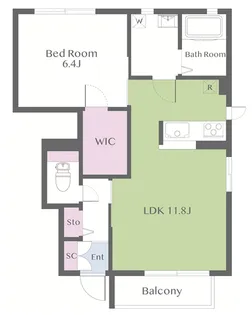 パークレジデンス田園調布【1階】の間取り