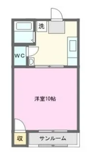 ヒルズ北山【2階】の間取り
