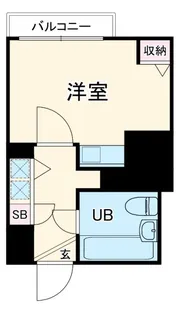 SS第3ビル【8階】の間取り