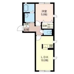 プランドールA【1階】の間取り