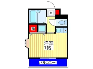 ジュネスファイブ【4階】の間取り